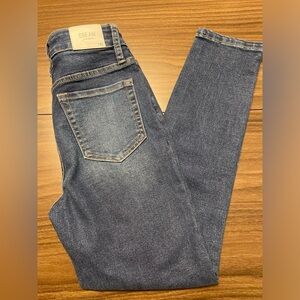 YMI Dream Women’s 5/27 High Rise Ankle Blue Jeans